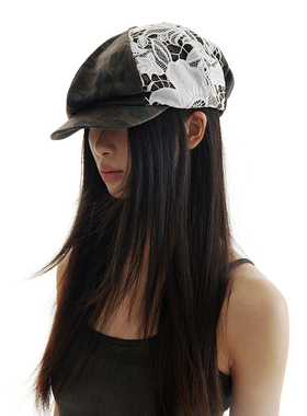 CONP 24SS Vintage Camo Lace Beret 复古迷彩蕾丝贝雷帽