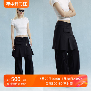 套装 Trousers Skirt CONP Pleat 多褶腰封组合裙裤 and 23SS