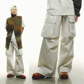 折叠立体袋休闲裤 CONP White Pants 22AW Folding