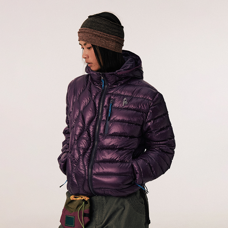 CONP 25AW 轻量无胆羽绒拼接绗缝排骨羽绒服外套