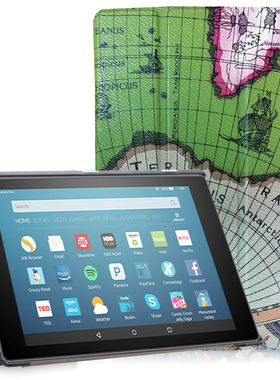 适用于Amazon Kindle Fire HD8第5代2015平板保护皮套防摔支架壳SG98EG
