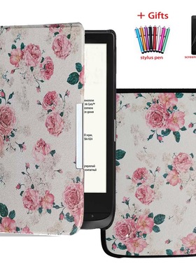 适用Pocketbook 606 628 633 632 627 616皮套Touch HD 3壳送膜笔