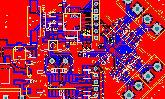 STM32F030C8T6开发板原理图PCB LDC1314 HX711 AMS1117 7805电路