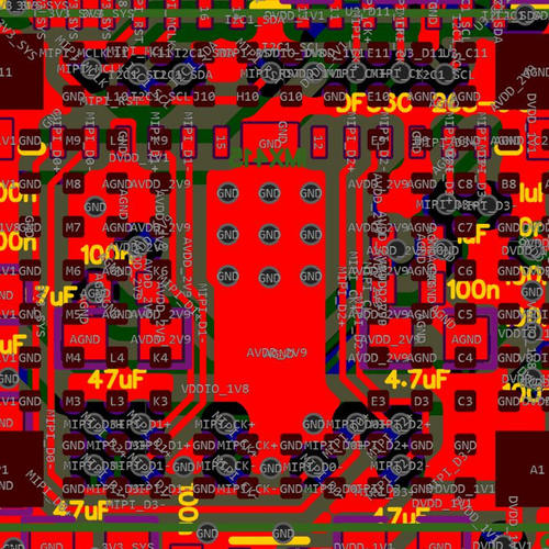 IMX585图像传感器原理图pcb CMOS图像传感器 imx585电路图pcb 585