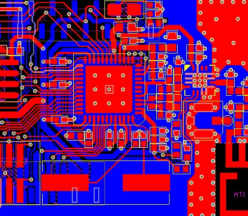 EM357模块原理图pcb zigbee功放RFX2401C EM351加功放rfx2401 W25