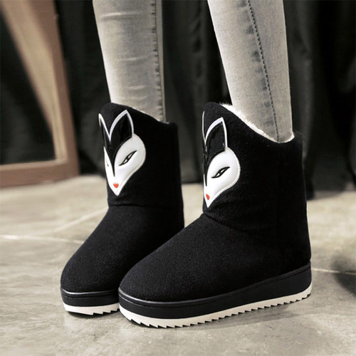 高帮棉拖鞋防滑棉鞋卡通居家