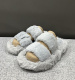 毛毛鞋 女室内时尚 厚底云朵棉拖鞋 2025新款 加绒保暖家居毛毛拖鞋 女