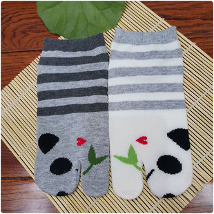 日式 和风二趾袜两指袜分趾夹脚袜足袋木屐袜全棉袜子女袜船袜cos