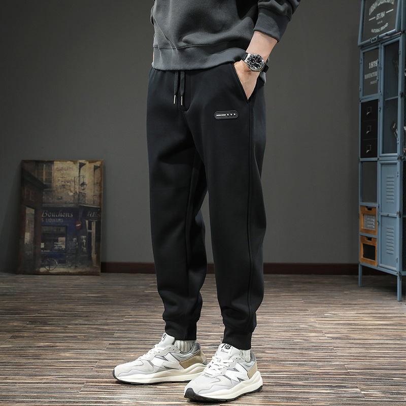 春秋新款运动休闲裤男宽