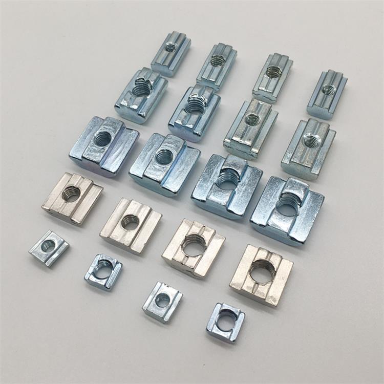 铝型材滑块螺母2020 3030 4040欧标滑块螺母船型螺母国标T型滑块