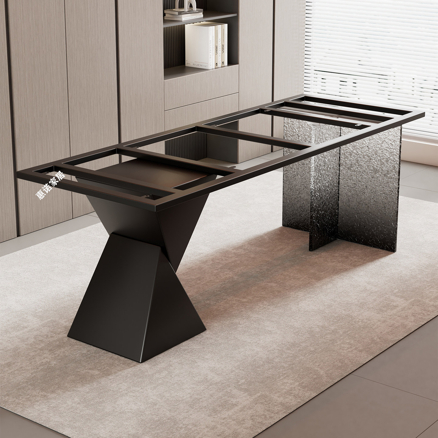 桌腿支架亚克力半悬空金属桌脚茶桌大理石岩板办公桌奢石餐桌底座,商业/办公家具,台脚台架/家具支架,淘宝优惠券,粉丝福利购,淘宝优惠卷