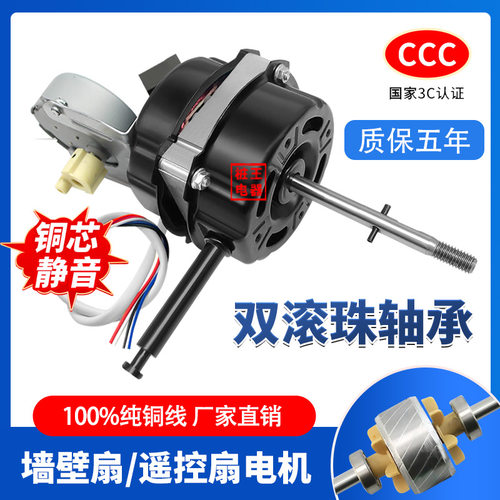 马达16寸遥控型双滚珠轴承电风扇