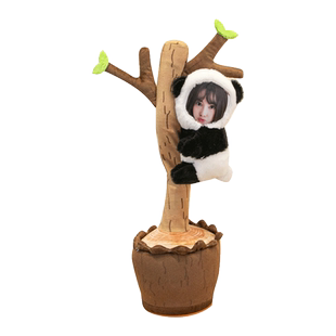 diy照片定制会唱歌的玩偶搞笑怪毛绒玩具男女生日礼物闺蜜情人节