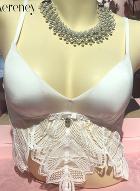 爱亦心伊性感美背内衣女专柜正品夏季新款蕾丝小胸聚拢文胸92508