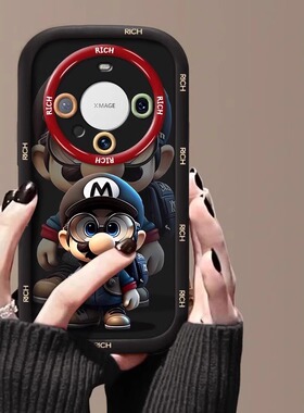 【肤感硅胶】适用华为mate80pro手机壳卡通马里奥彩绘mate70防摔保护套mate60pro新款高级个性70pro+全包软壳