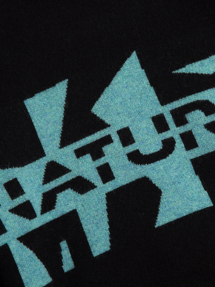 남성용 대비 컬러 캐시미어 스웨터 겨울 트렌드 2024 새로운 패션 레터 자카드 남성용 하이 엔드 라운드 넥 캐시미어 스웨터 두꺼운