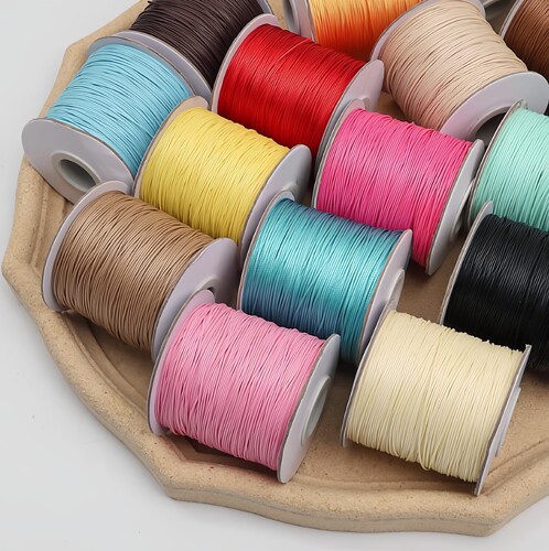 韩国蜡线仿皮绳DIY项链手链配件