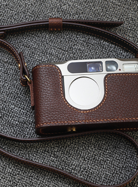 【Funper】康泰时Contax TVS TVS2相机皮套包配件手工真牛皮复古