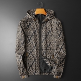 2025年春款新款男士连帽款潮男夹克外套；货号2554AP175平铺图，男装夹克，钱塘6007(原2006)