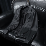 2025年秋冬新款男士翻领机车皮外套修身潮男货号6206P175沙发底，男装皮衣，钱塘6007(原2006)