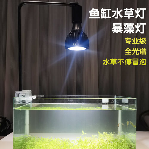 倍力生全光谱LED鱼缸水草植物补光灯爆藻灯水陆南美射灯太阳光照