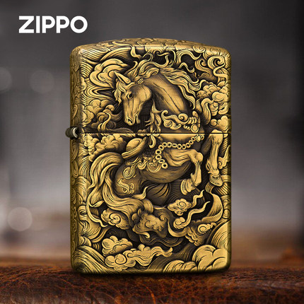 ZIPPO/之宝打火机火凤凰熏铜平步青云五面浮雕防风原装正品送男友