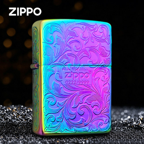 ZIPPO204b幻彩五面唐草花