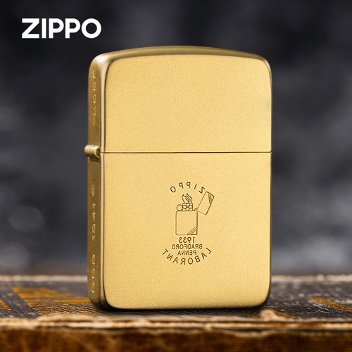 ZIPPO千语1941磨砂GGB小金砖