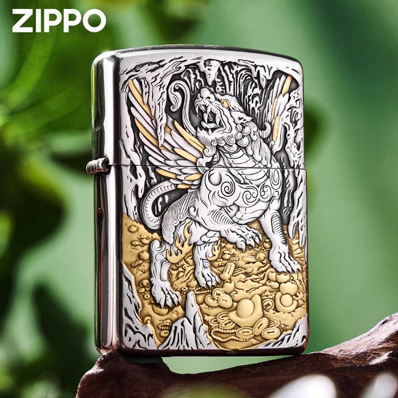 ZIPPO鬼王双色天禄貔貅