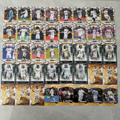 2024topps全套足球皇马球星卡C罗姆巴佩男生生日礼物40张整套