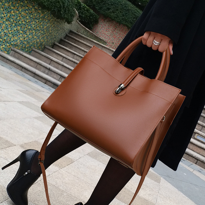 CC猫女包真皮高级感托特包大容量