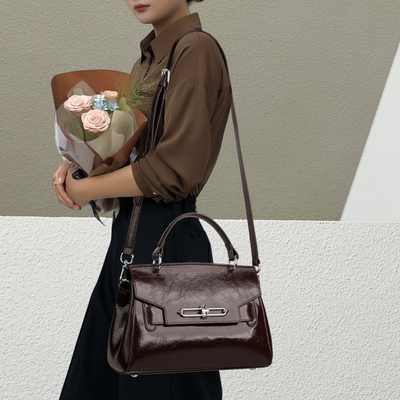 CCAMO真皮女包轻奢斜挎包高级感