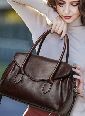 CCAMO女士包包2025款巨好看的包包轻奢小众高级感真皮通勤手提包