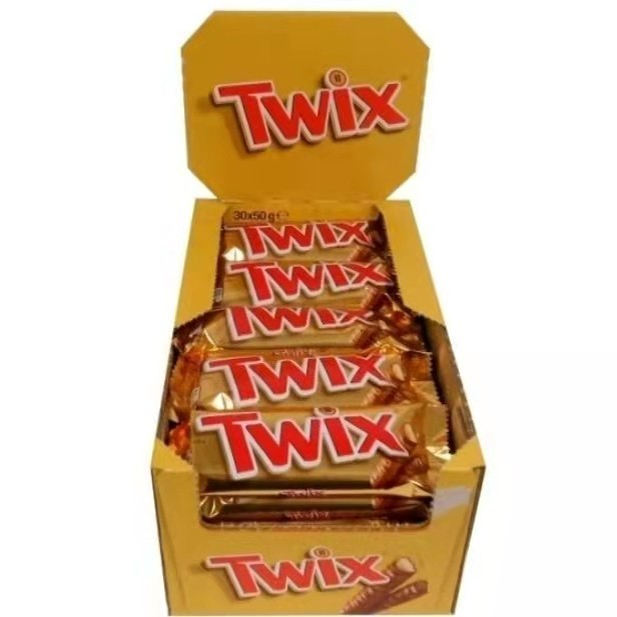 进口荷兰版TWIX饼干bounty 夹心巧克力/朱古力