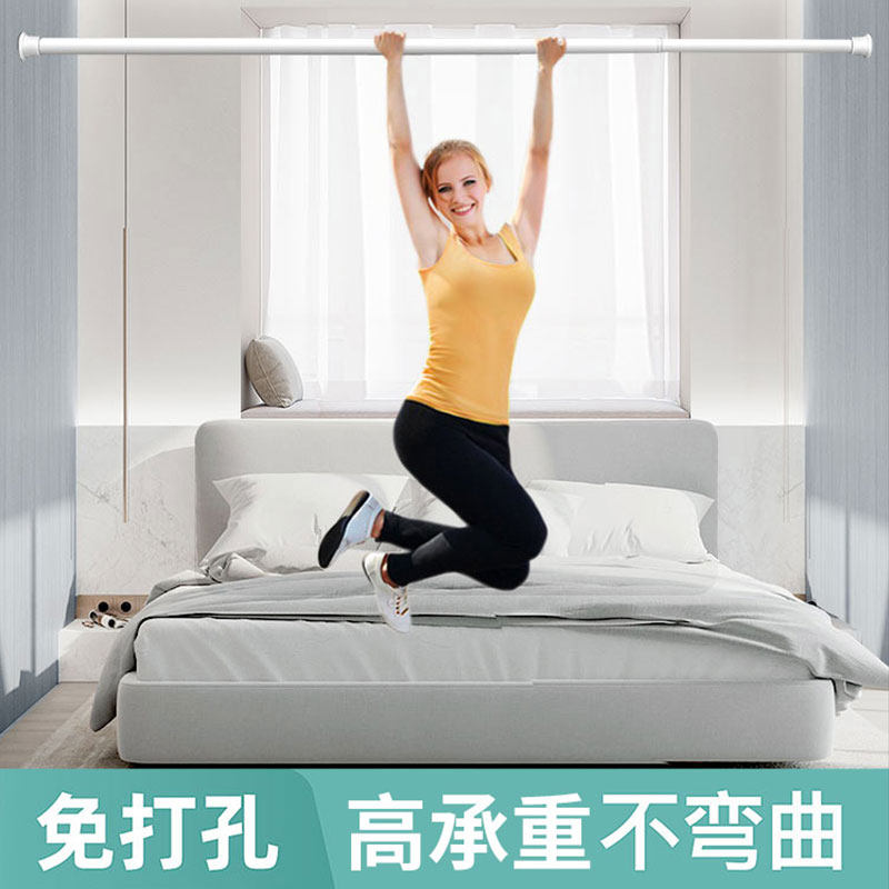 免安装免打孔g窗帘少女卧室加厚全遮光新款简易成品带伸缩杆一整