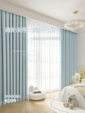 Спальня занавески Chenille Blackout девочки Детская комната Light Light Luxury без удара по инсталляции гостиная Высокая новая модель 2025 года 2025 года