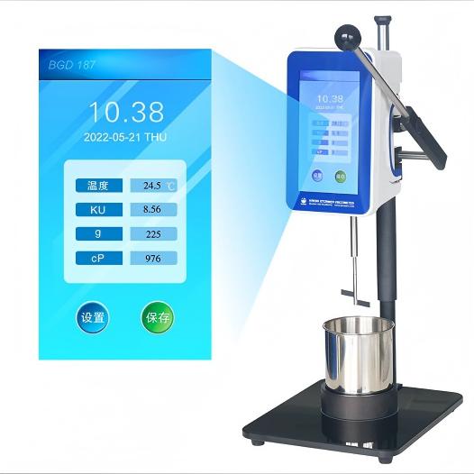 标格达BGD187智能触控斯托默黏度计KU粘度计涂料乳胶漆粘度测试仪