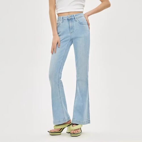 ABLEJEANS薄款冰爽马蹄裤