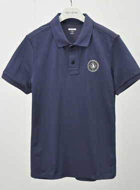 短袖翻领POLO衫ABLE，JEANS男士
