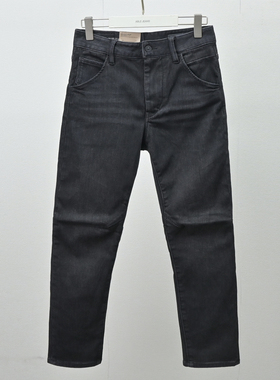 加厚冬季牛仔裤黑色男长裤子ABLE JEANS男立体剪裁黑牛仔潮流男裤