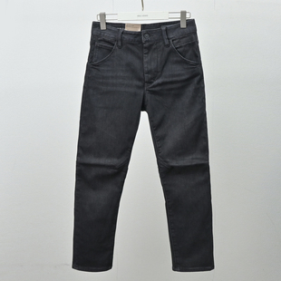 子ABLE 加厚冬季 牛仔裤 黑色男长裤 JEANS男立体剪裁黑牛仔潮流男裤