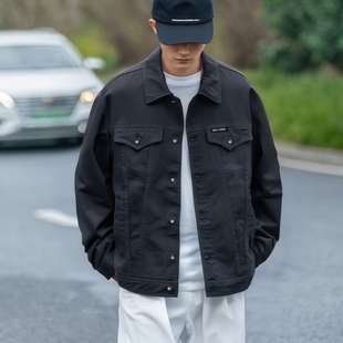 热卖 JEANS牛仔夹克男潮流复古休闲夹克外套男25春季 ABLE 潮牌新款