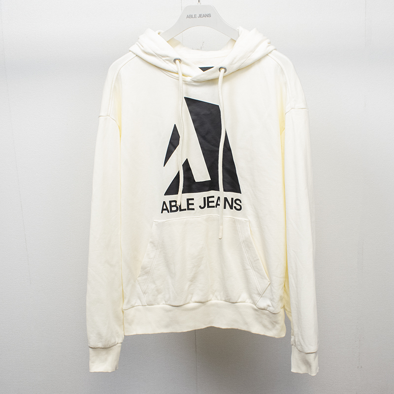 ABLEJEANS水洗连帽卫衣