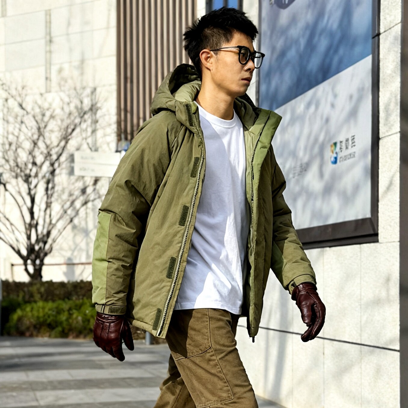 【RE】Primaloft高效暖绒P棉男棉服加厚冬季连帽日系男潮棉衣外套