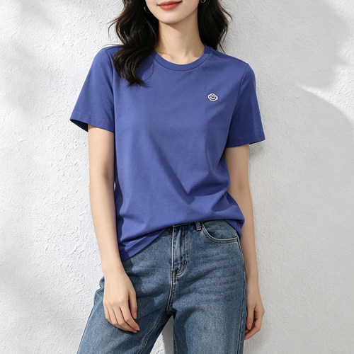 精梳棉ABLEJEANS情侣短袖T恤