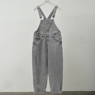 背带裤 潮流休闲长裤 ABLE 直筒宽松裤 JEANS女士连身裤 福利牛仔裤