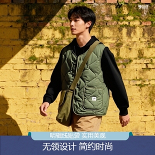 马甲百搭男上衣外套 棉衣男女款 3M新雪丽RE新款 2025棉背心轻薄无袖