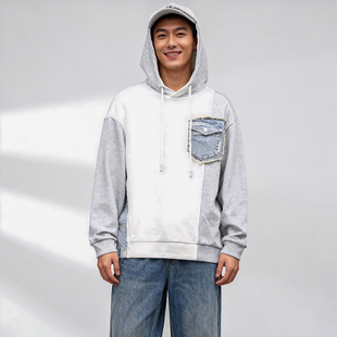 套头帽衫 外套美式 JEANS男女卫衣秋冬季 中国想象潮流连帽上衣ABLE