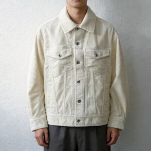 JEANS夹克男女潮流美式 灯芯绒 ABLE 中性外套 复古宽松休闲时尚