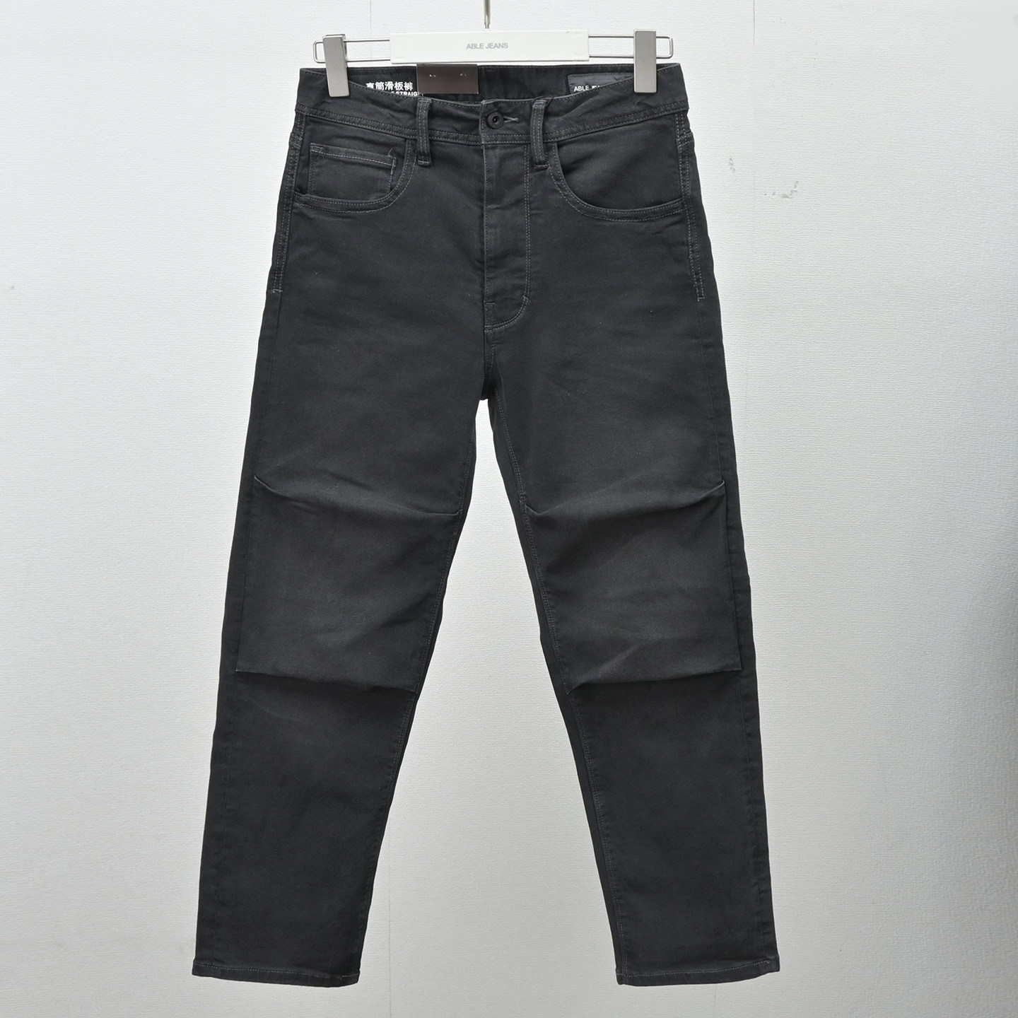 ABLE,JEANS厚款磨毛牛仔裤长裤